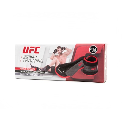Кистевой утяжелитель 1кг, пара ( 2шт*0,5 кг) UFC UHA-69683